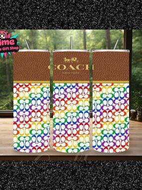 Coach 20oz Stainless Steel Tumbler Custom